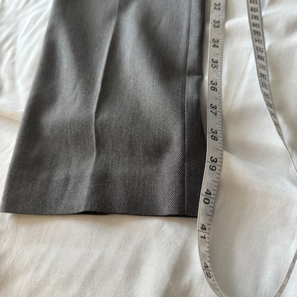 Perry Ellis Men's Flat Front Slim Fit Casual Dress Pant Gray Trouser Size‎ 32x32 - Picture 12 of 13